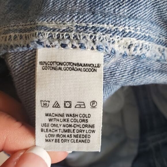 FREE PEOPLE Womens Shorts Size 24 Sweet Surrender Denim Blue Lace Spring‎ Summer - Picture 9 of 10